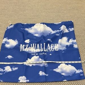 NEW MZ Wallace Blue and White Cloud Design Storage Bag